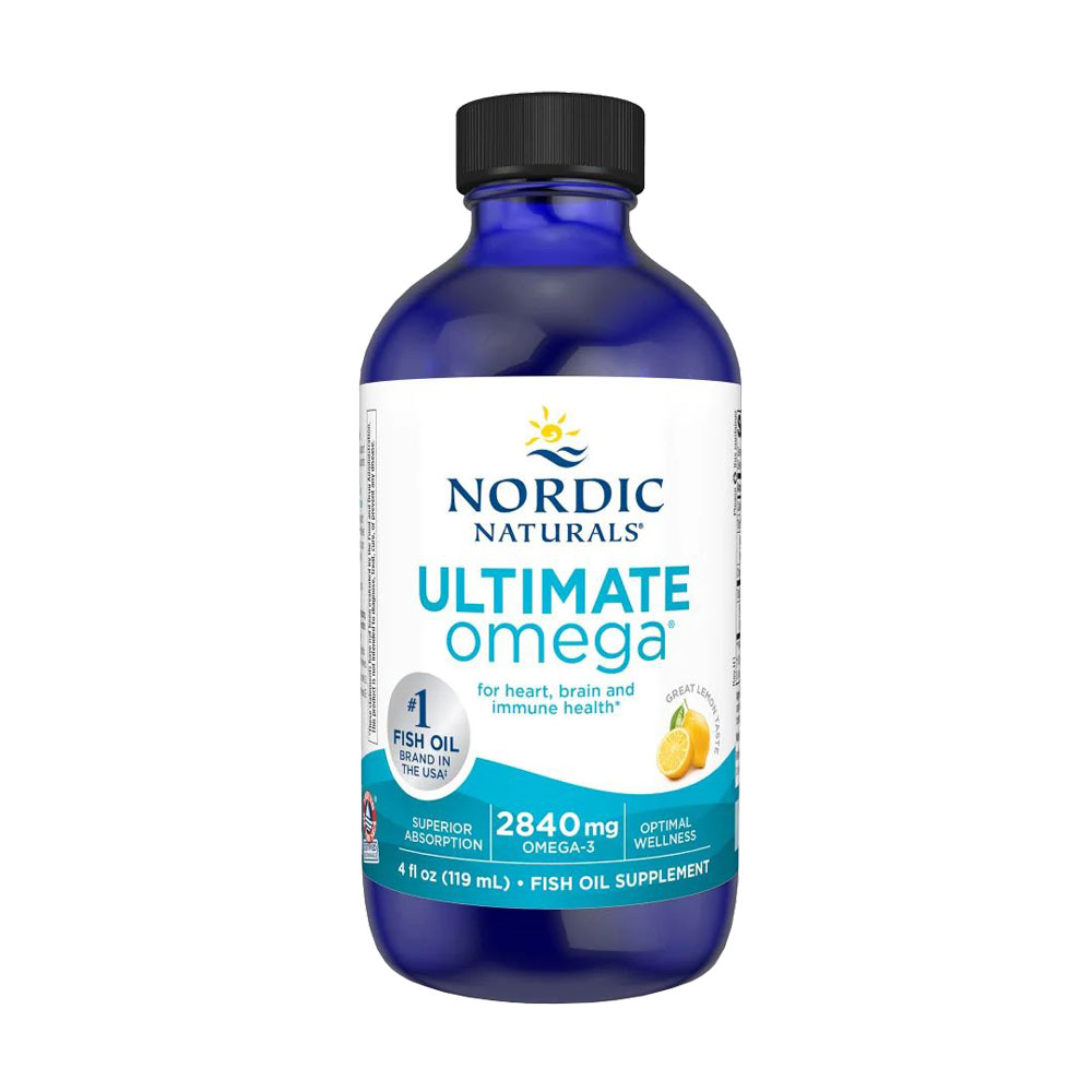 Риб'ячий жир Nordic Naturals Ultimate Omega зі смаком лимону, 2840 мг, 237 мл